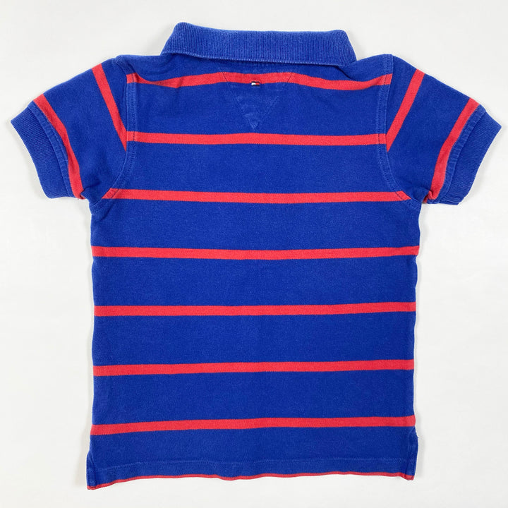 Tommy Hilfiger blue/red stripe polo shirt 3Y 3