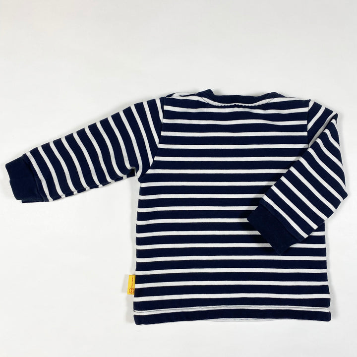 Steiff navy stripe teddy sweatshirt 3-6M/68 3