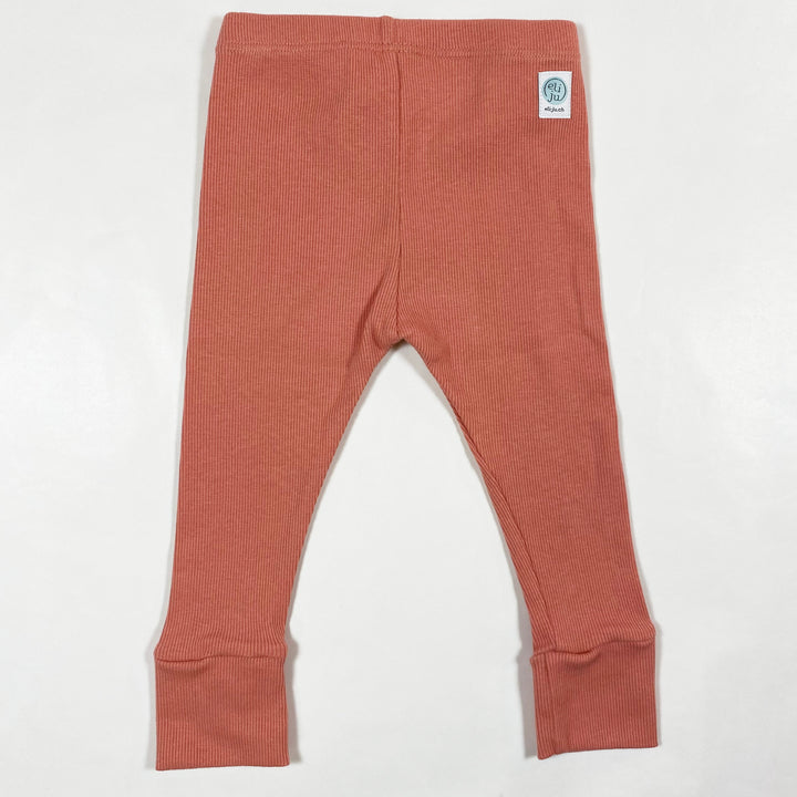 Eli Ju peach ribbed leggings Second Season 74/80 2