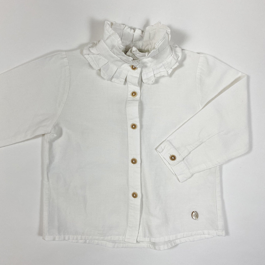 Pili Carrera ecru long-sleeved blouse 2Y/88-95