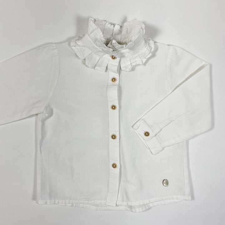 Pili Carrera ecru long-sleeved blouse 2Y/88-95