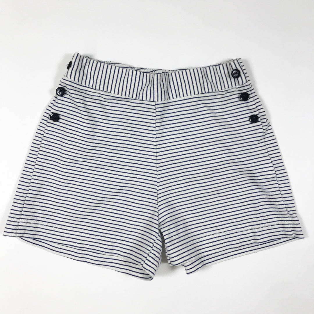 Les Petits Carreaux striped sailor shorts 2Y