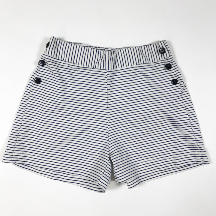 Les Petits Carreaux gestreifte Matrosen-Shorts 2Y