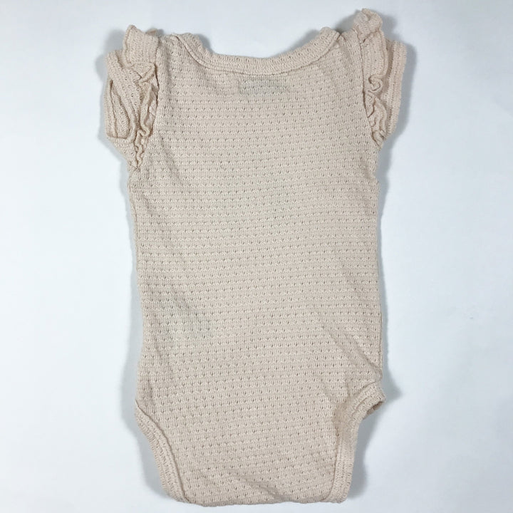 Bobo Choses Paul's dog light blush sleeveless body  3-6M/68