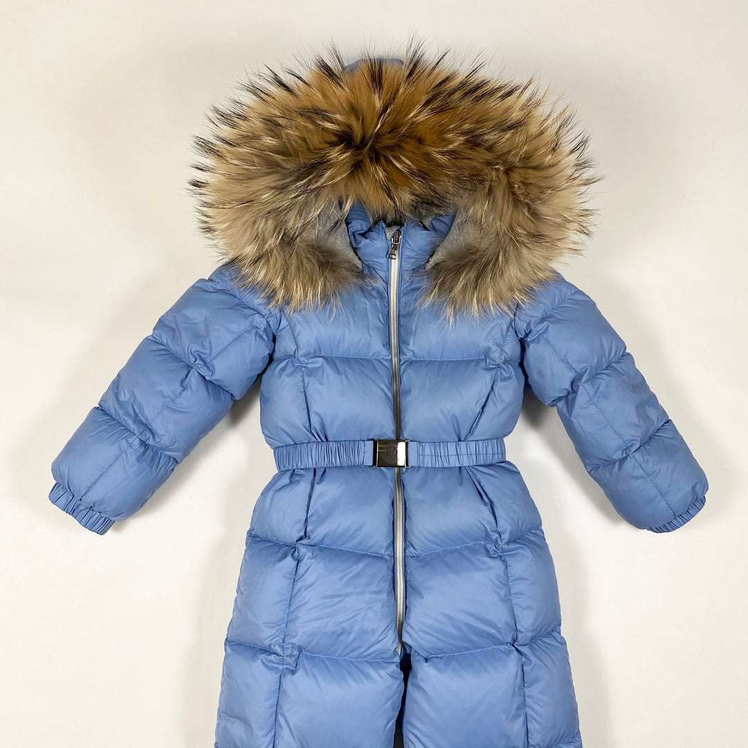 Moncler babyblauer Skianzug 2A/92