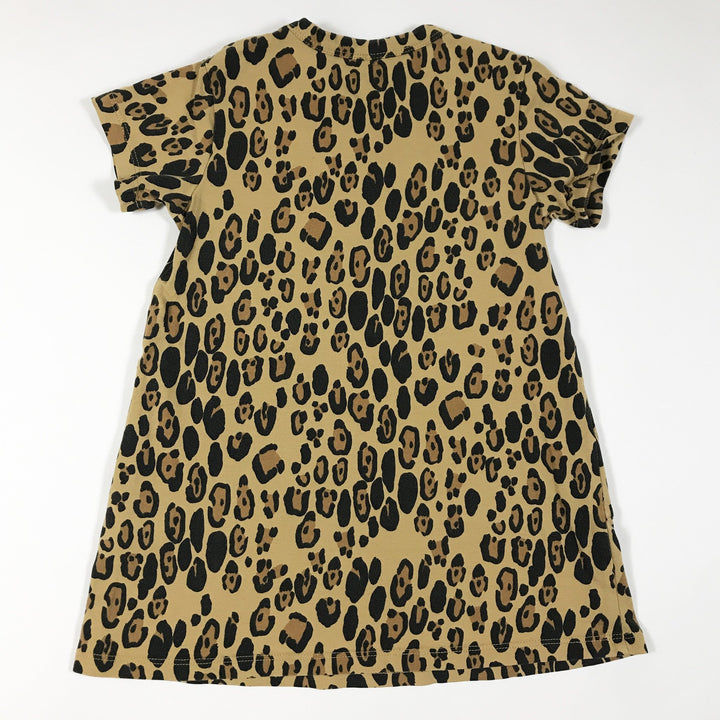 Mini Rodini leopard print short-sleeved dress 80-86