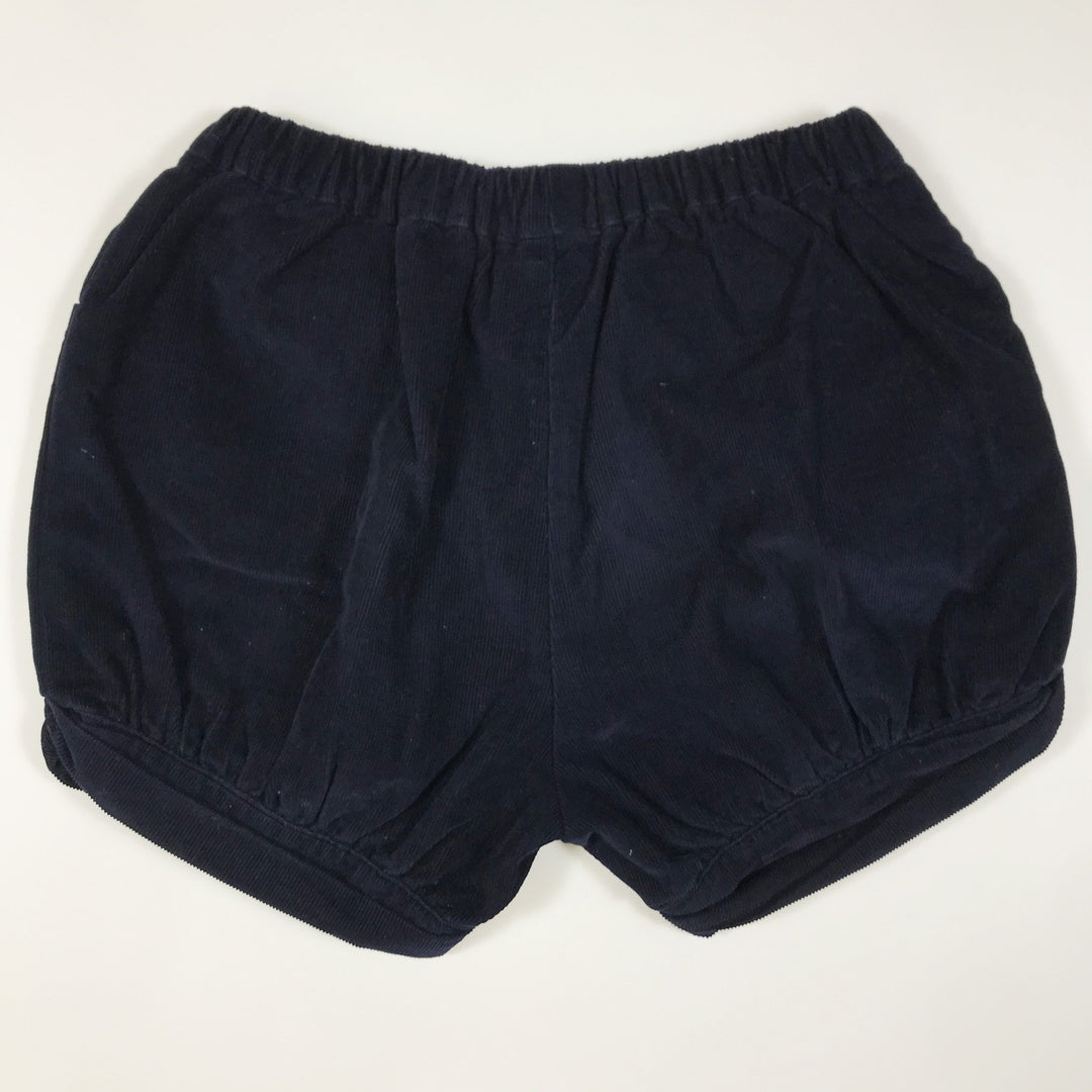 Jacadi navy corduroy elegant shorts 36M/96