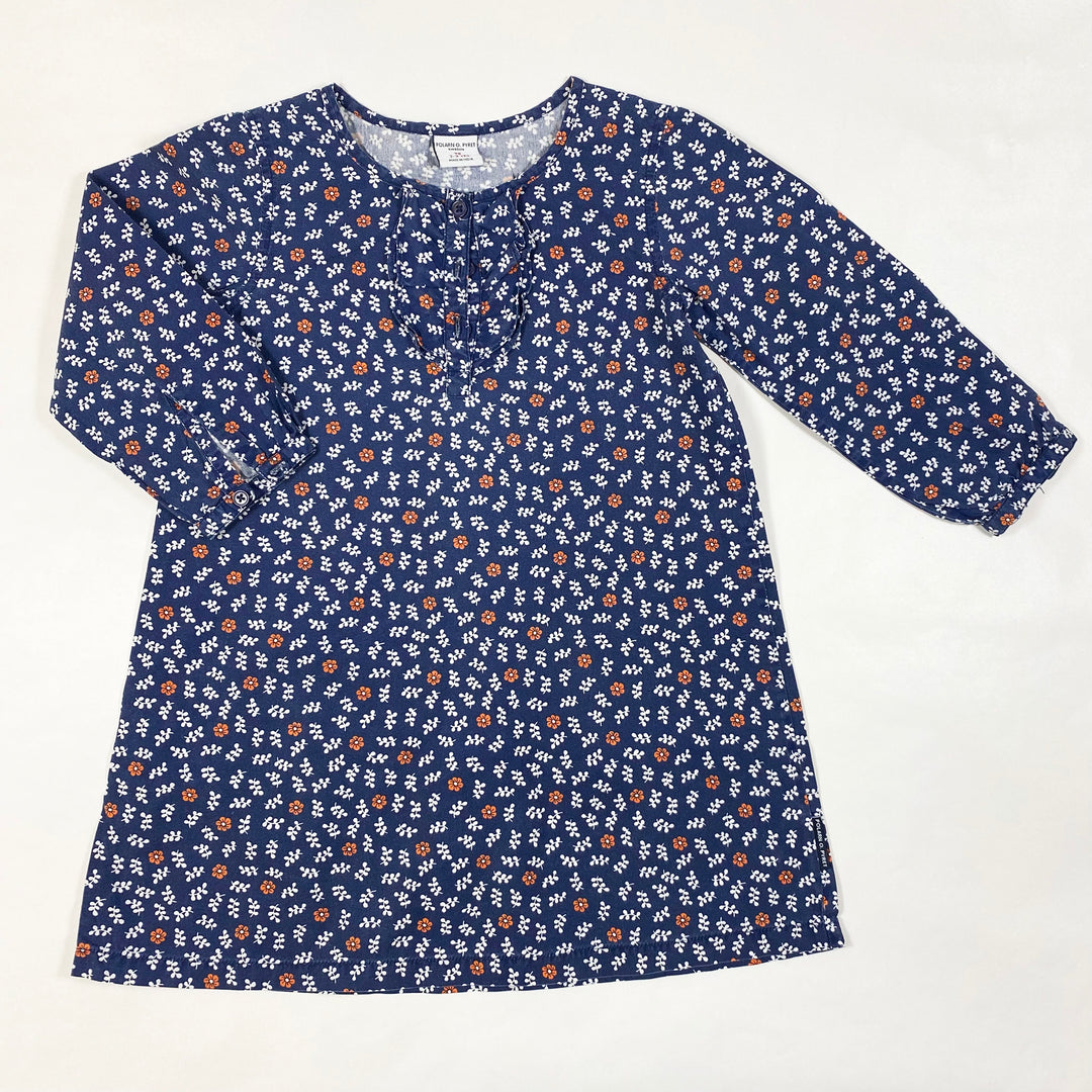 Polarn O Pyret navy floral dress 2-3Y/98 1