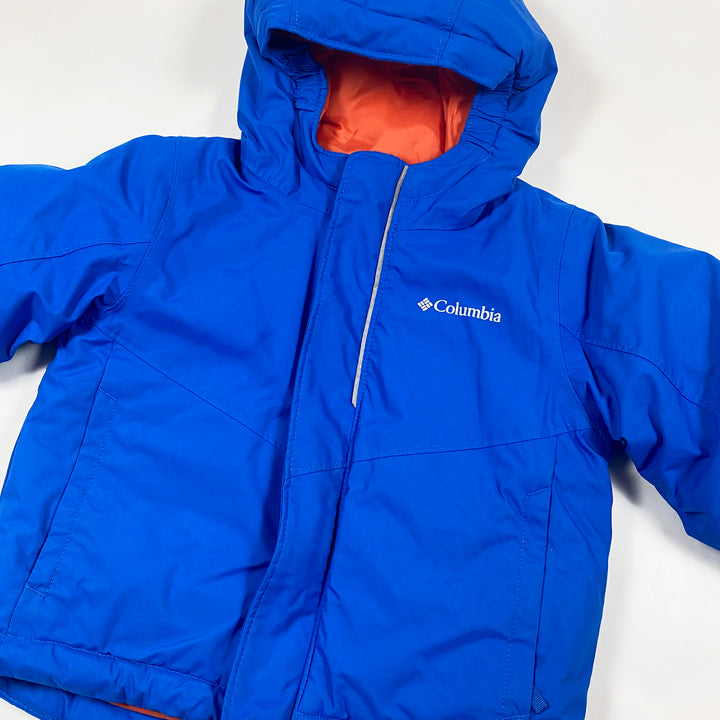 Columbia blue/navy warm ski set with jackets and pants 2T 3