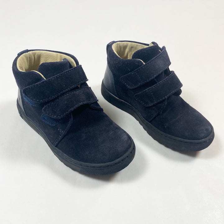 Jacadi navy suede leather sneakers 25 1