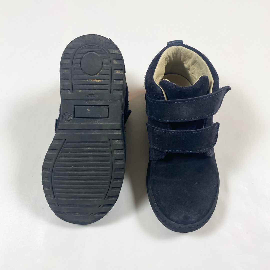 Jacadi navy suede leather sneakers 25 2