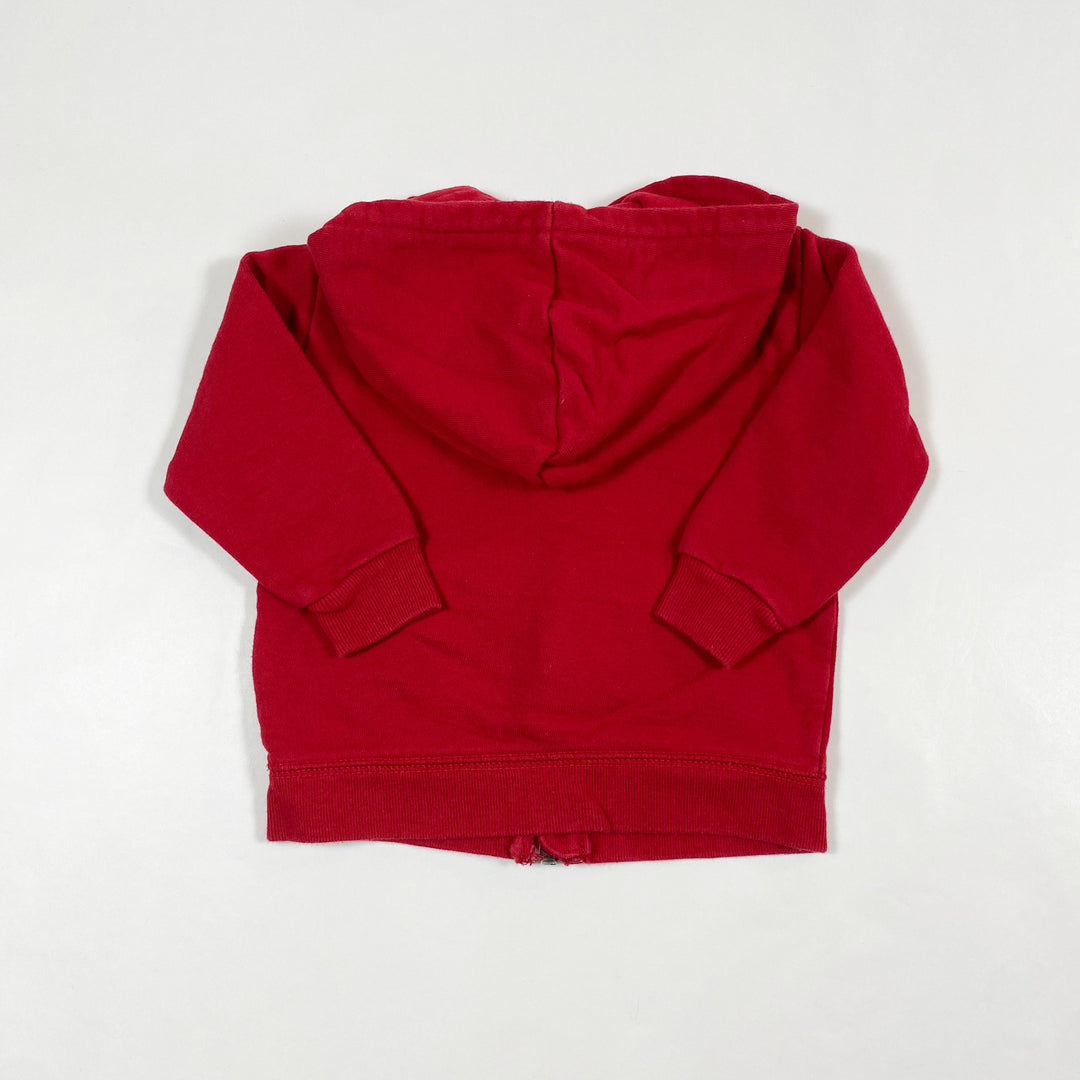 Ralph Lauren red zip hoodie 12M 2