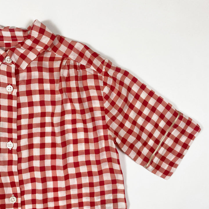 Bellerose gingham blouse Second Season 8Y