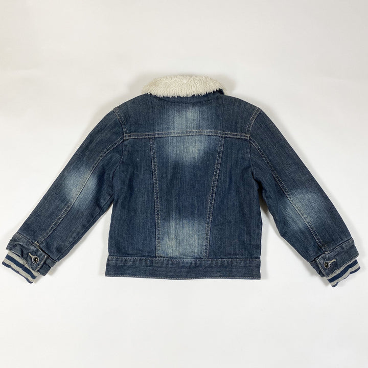 IKKS denim jacket with faux fur collar Second Season 3Y