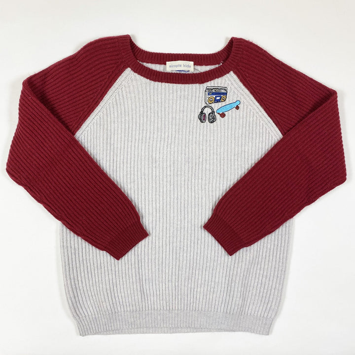 Simple Kids flauschiger BMW-Strickpullover Second Season 8Y