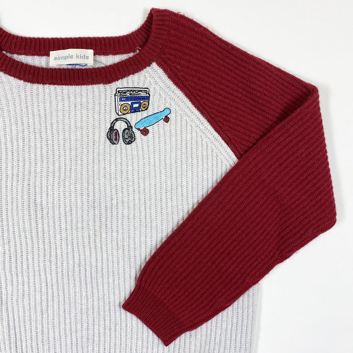 Simple Kids flauschiger BMW-Strickpullover Second Season 8Y