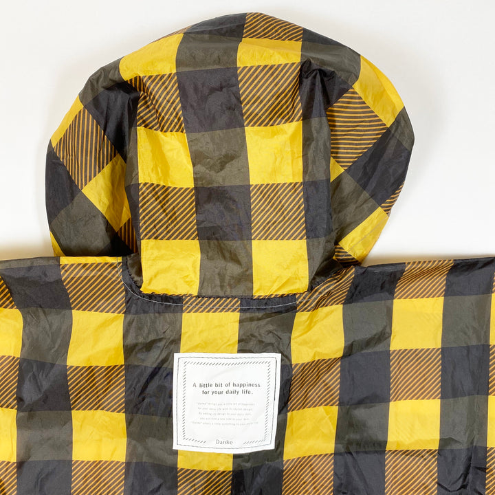 Danke Design tartan rain cape with front pocket Second Season One size