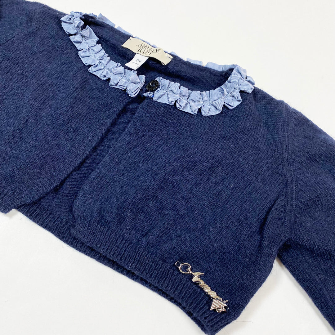 Armani navy cardigan 12M/74 2