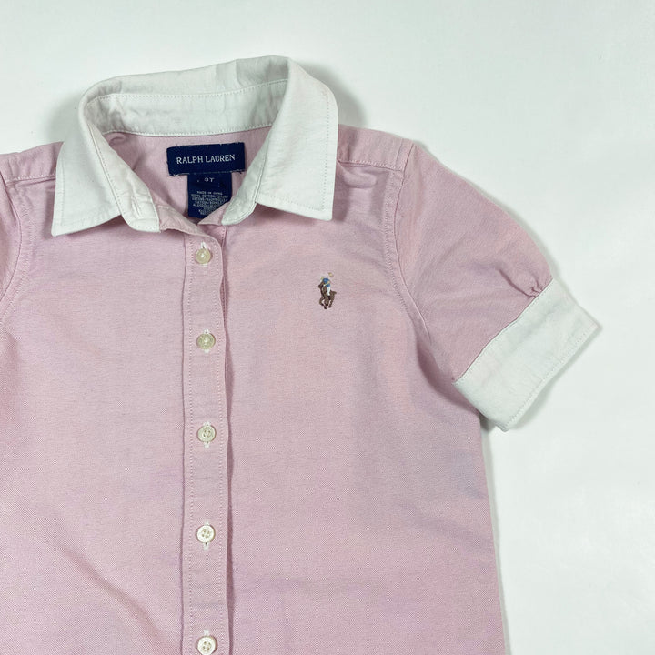 Ralph Lauren pink cotton dress 3T 2