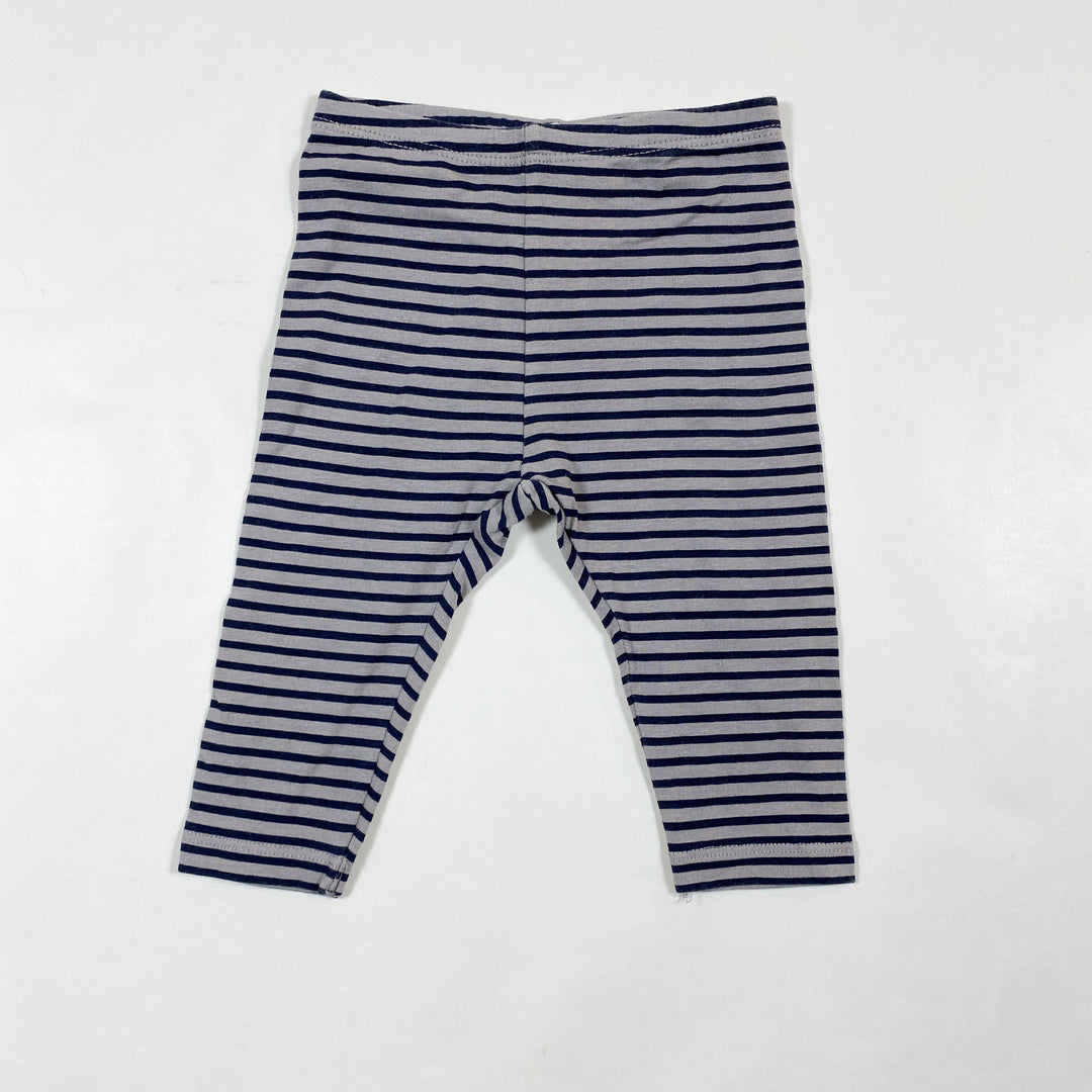 Benetton grey striped leggings 1-3M/56 1