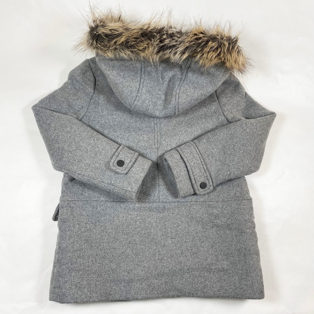 Zara grey hooded wool blend duffel coat 11-12Y/152 3