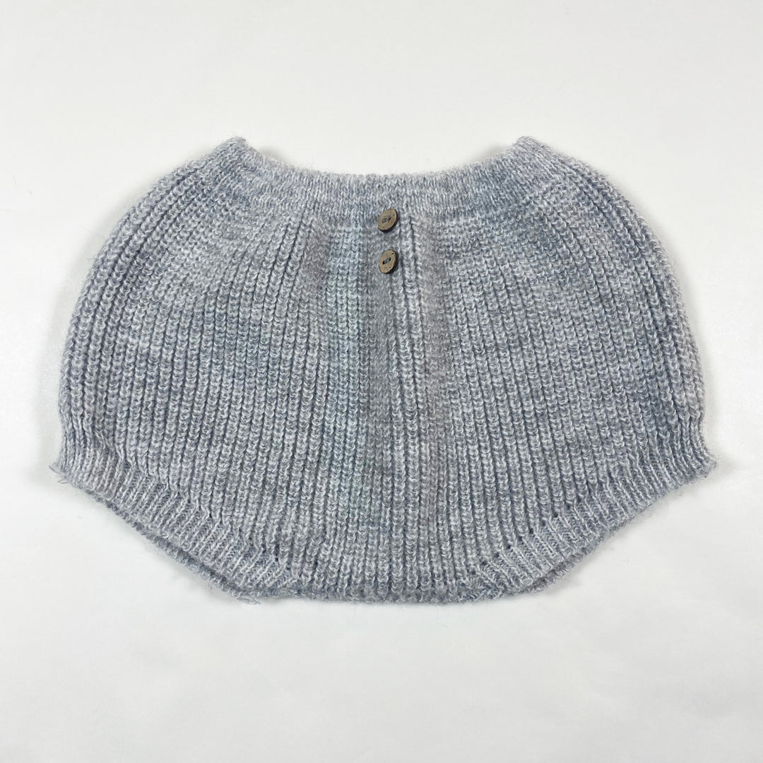 Dona Carmen grey knit bloomers 6M 1
