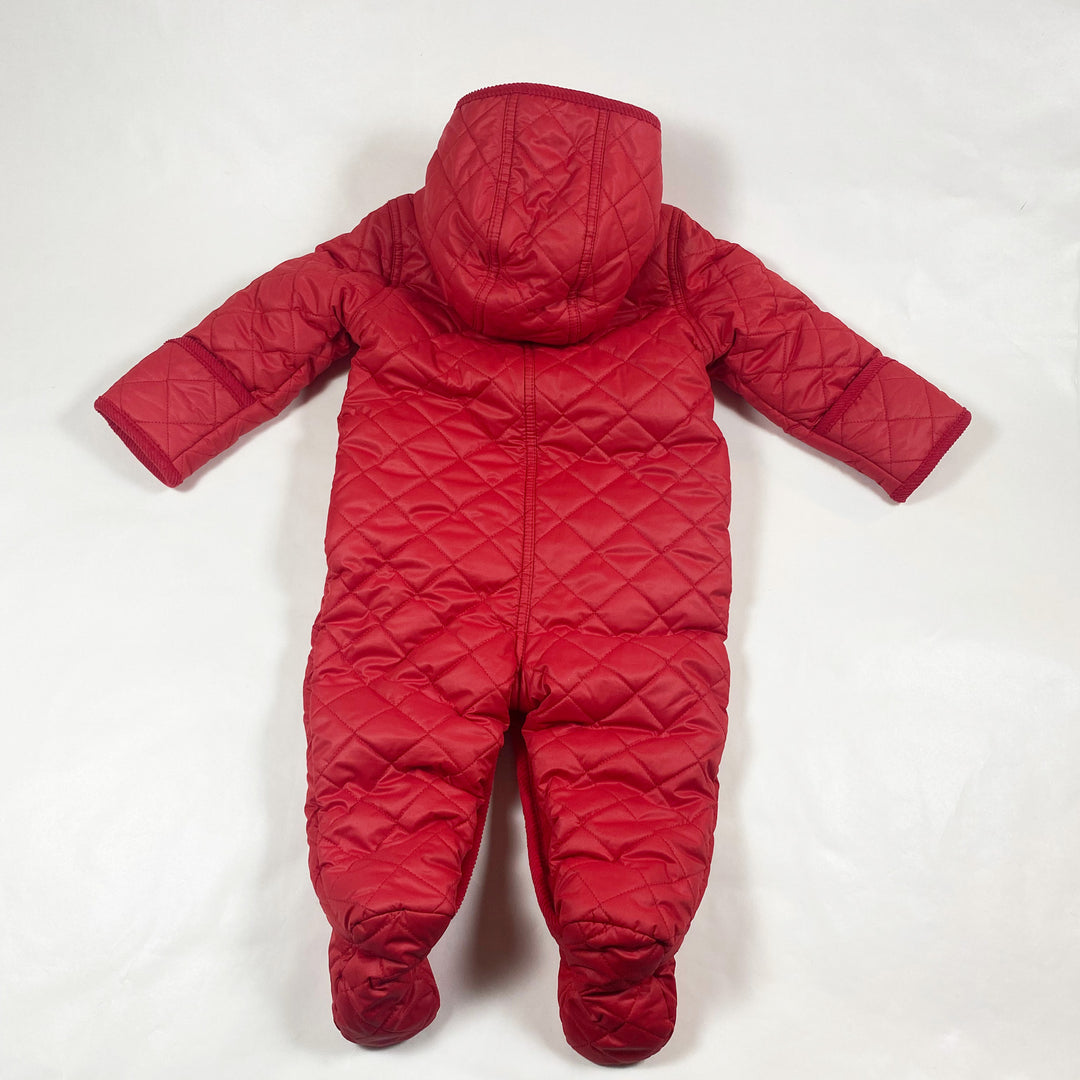 Ralph Lauren red quilted fleece-lined overall 9M 3