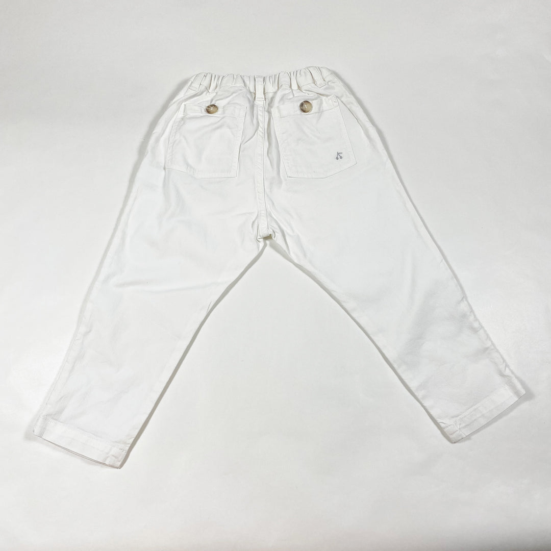 Bonpoint white jeans 3Y 2