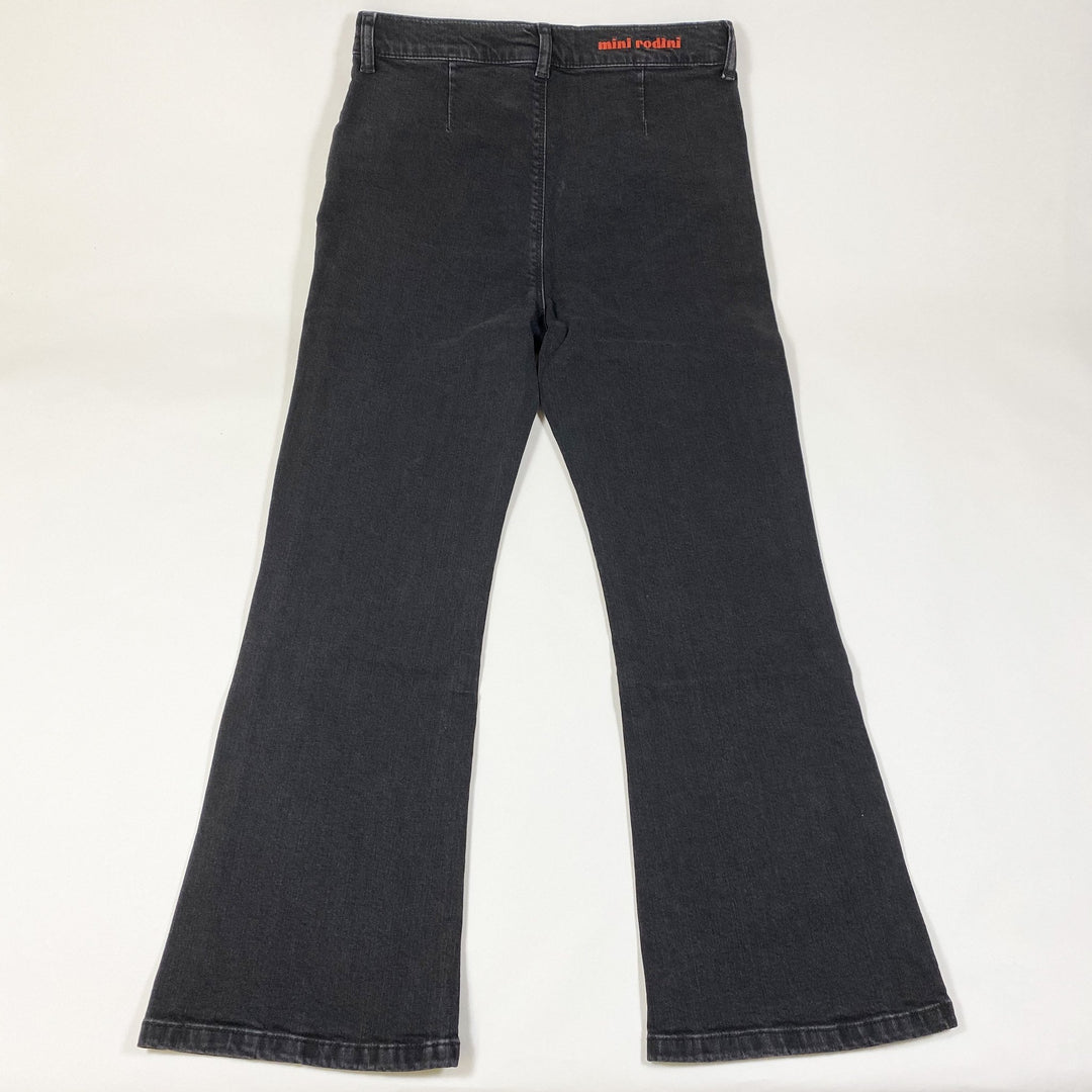 Mini Rodini black flare denim pants Second Season 140/146