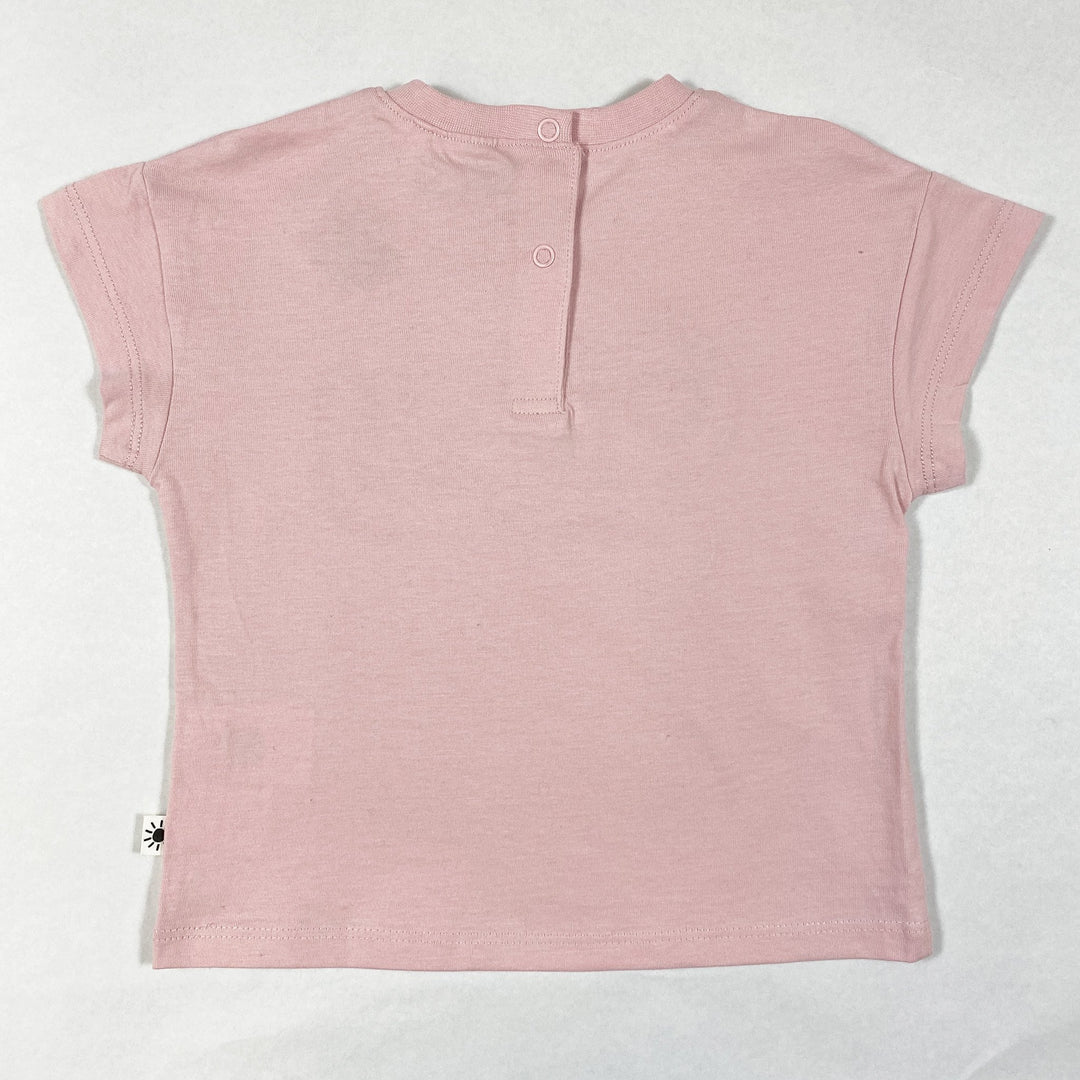 Lindex pink t-shirt with "okay" print 6-9M/74