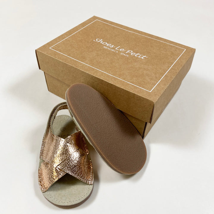 Shoes Le Petit metallic pink sandals Second Season 21 3