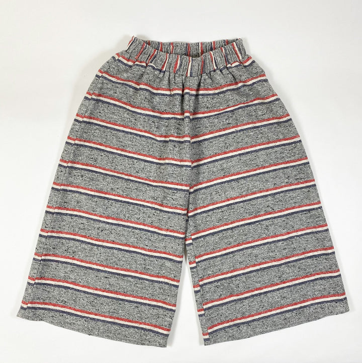 Boy + Girl grey/red striped Siena culottes Second Season 8Y