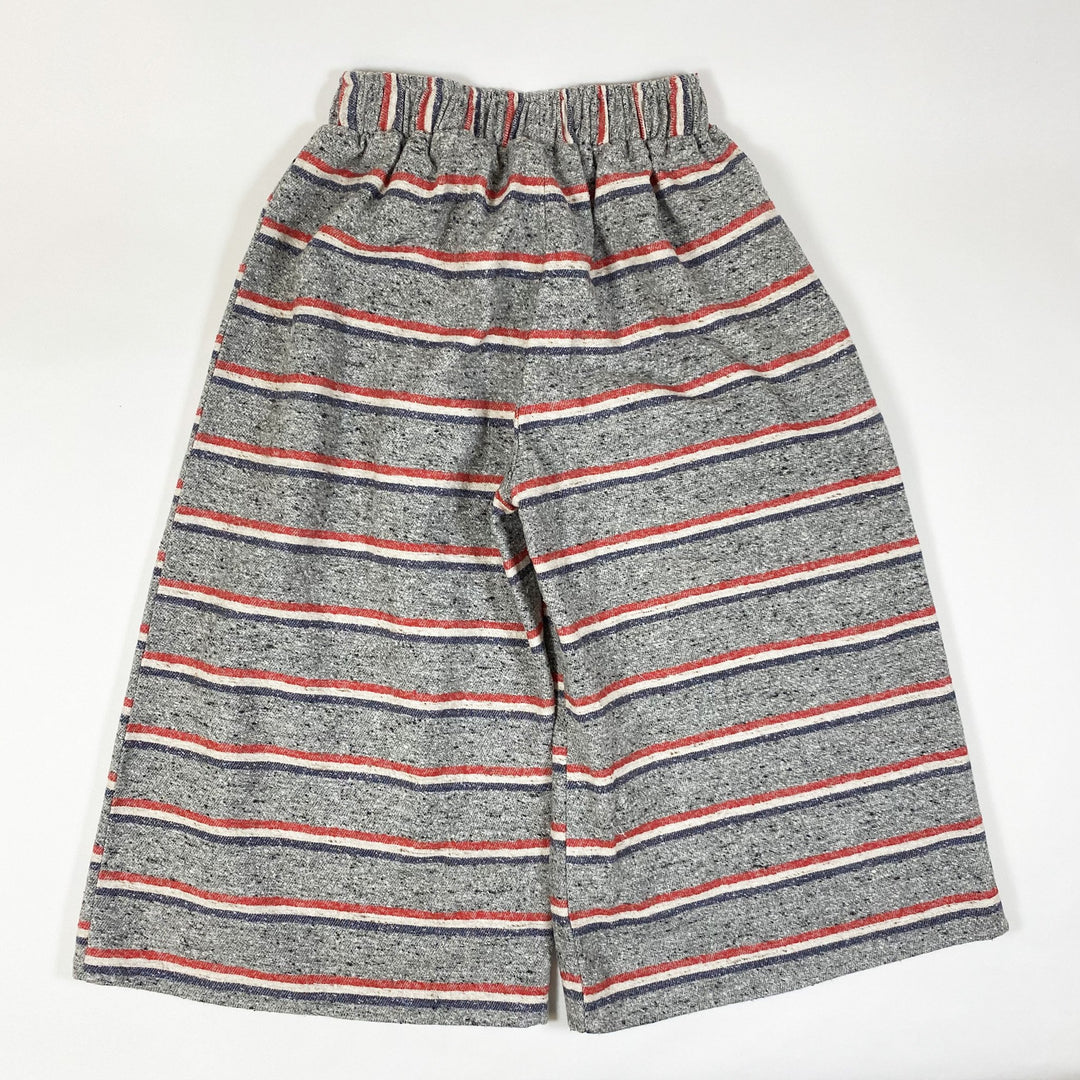 Boy + Girl grau/rot gestreifte Siena Culottes Second Season 8Y