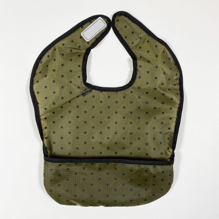 Bonton khaki star print nylon bib Second Season