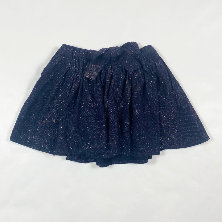 Simple Kids navy glitter skirt 4Y 1