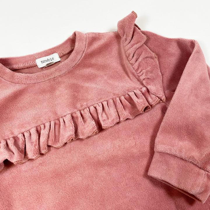 Newbie vintage pink velvet sweatshirt 92