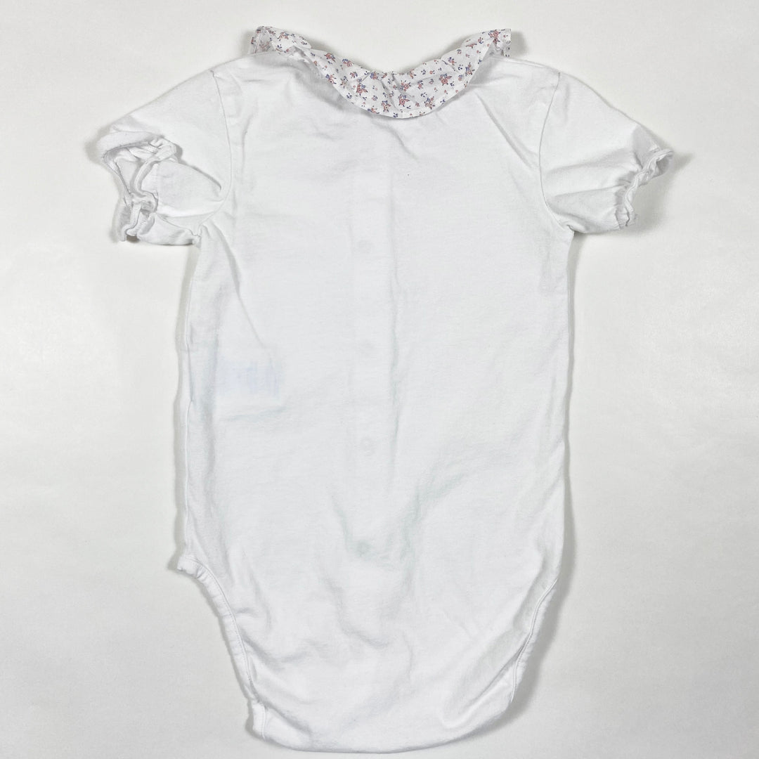 Tartine et Chocolat white floral collar body 2Y 3