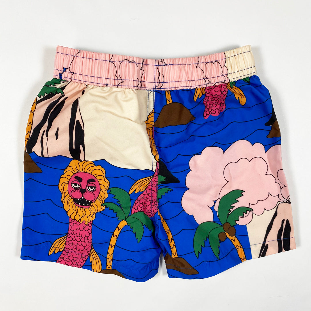 Mini Rodini blue seamonster swimshorts Second Season 92-98