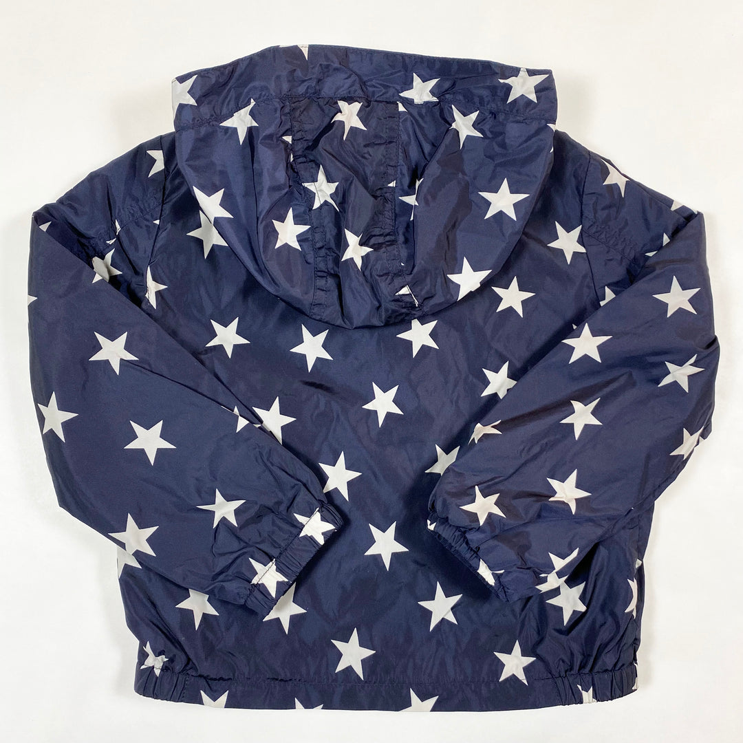 Moncler navy star print rain coat 3Y 3
