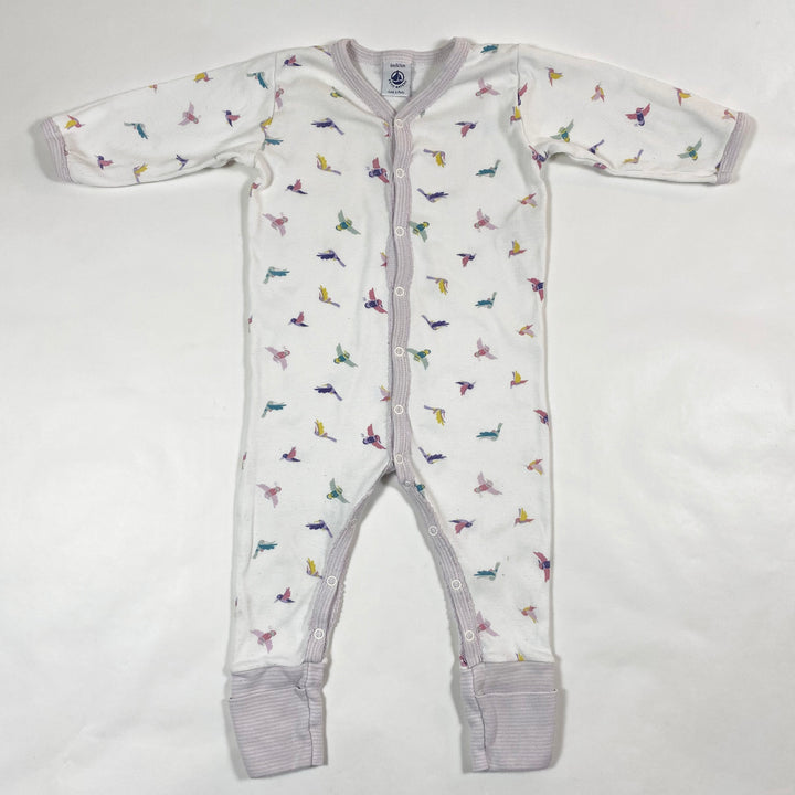 Petit Bateau bird print pyjama 6M/67 1