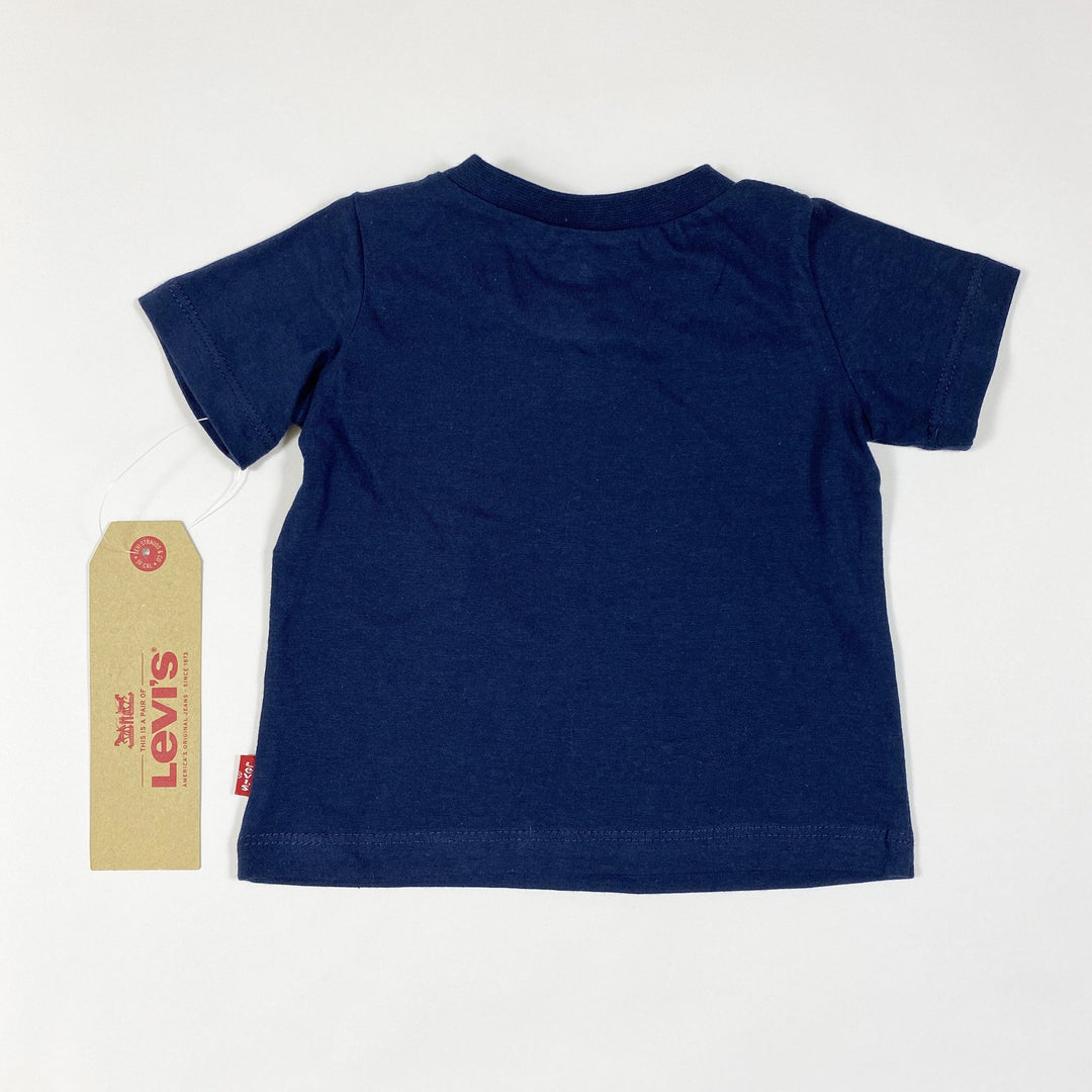 Levis navy retro print T-shirt 6M/68