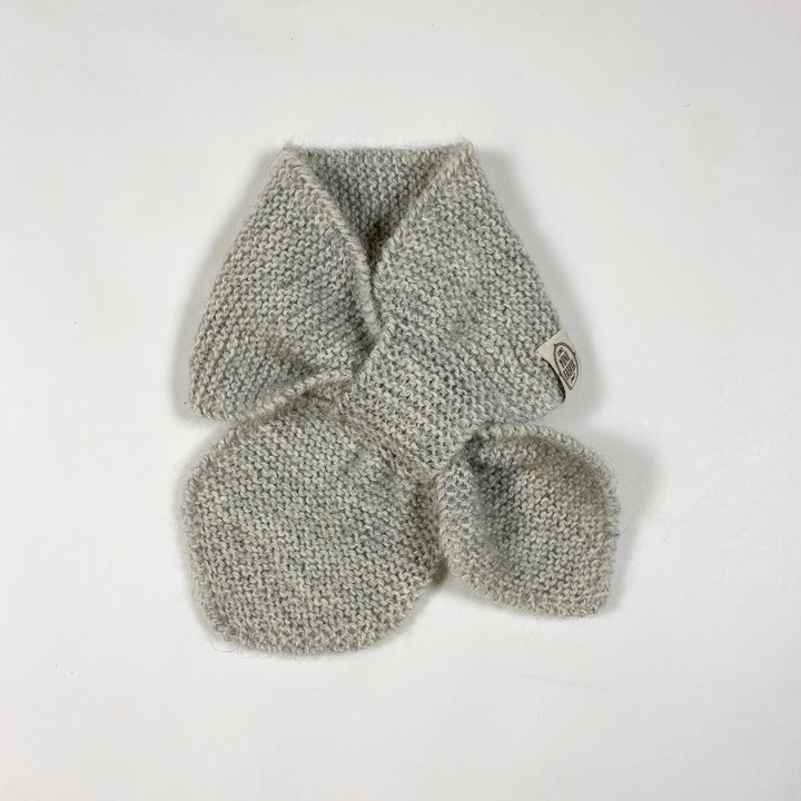 Mini Fabrik grey merino scarf frida & frederik One size