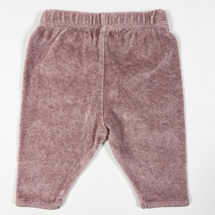 Serendipity Organics soft purple baby velour leggings 56/1M