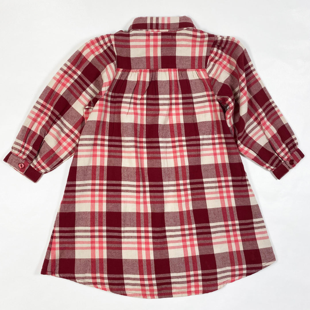 Minimarket red checked blouse dress Second Season 2-3Y/98 3