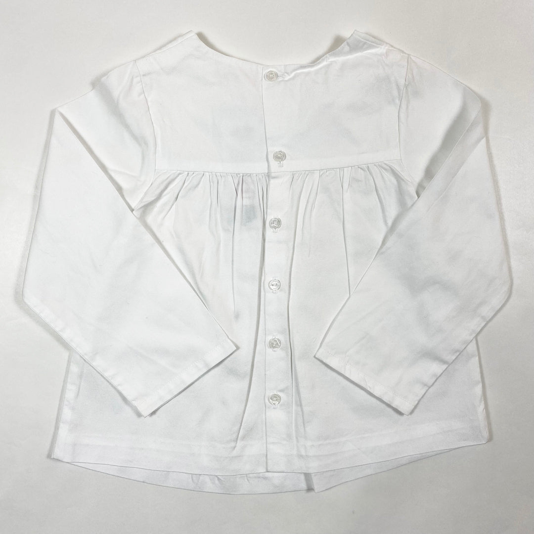 Jacadi white blouse with bow 36M/96 3