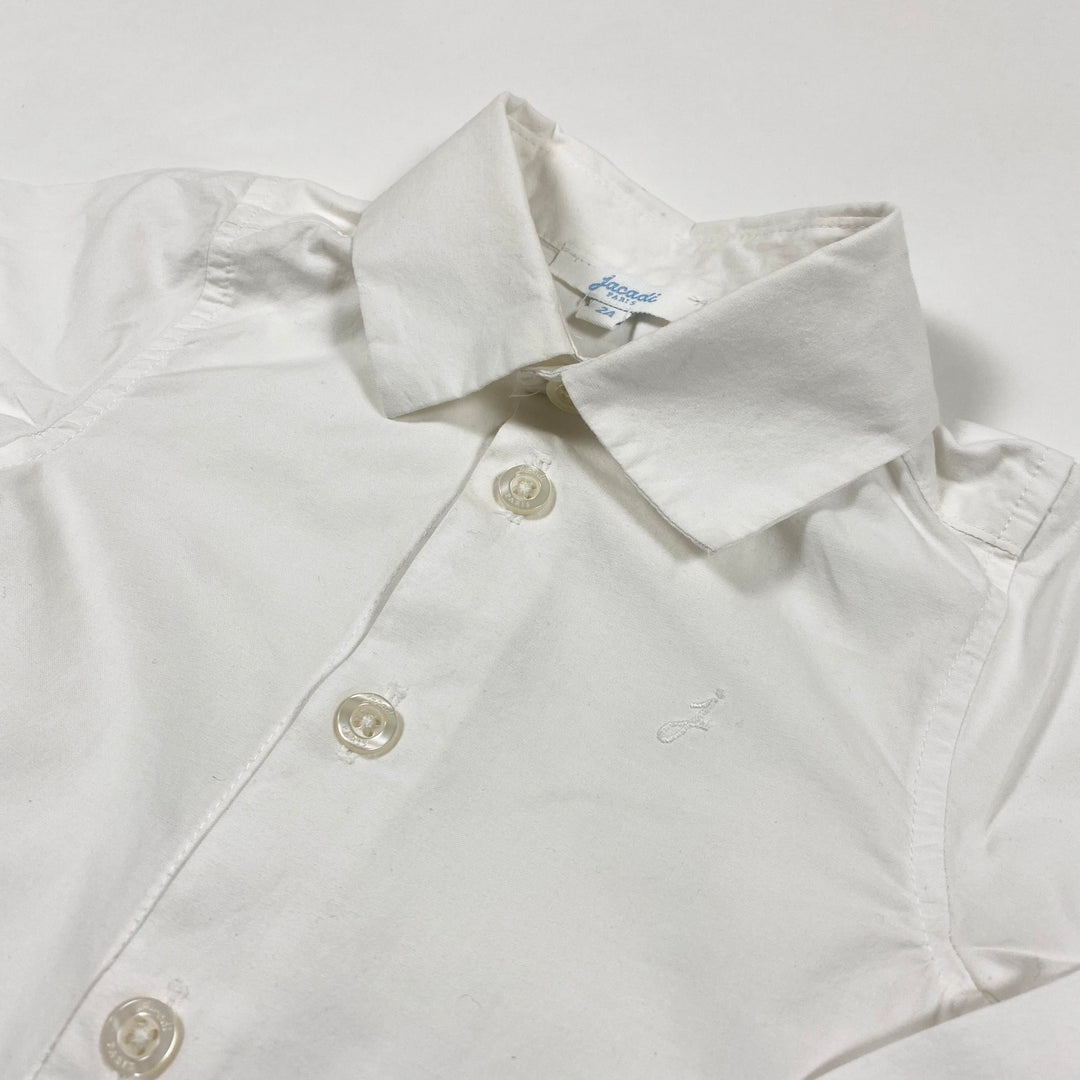 Jacadi white long-sleeved shirt 2Y 2