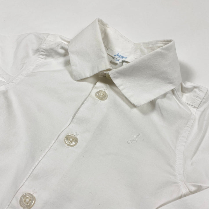 Jacadi white long-sleeved shirt 2Y 2