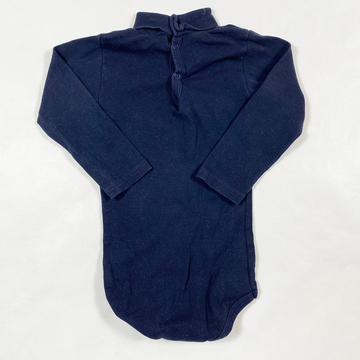 Petit Bateau navy turleneck body 12M/74 2