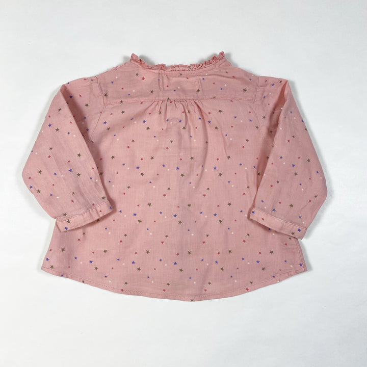 Zara pink star blouse 3-6M/68 2
