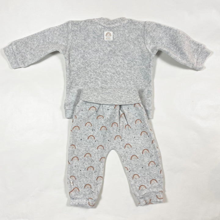 Feetje grey rainbow terry sweatshirts and leggings set 68cm 3